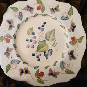 Vintage Hand-Painted Plate